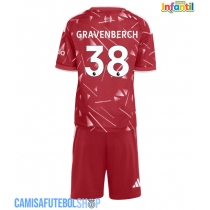 Camisa de time de futebol Liverpool Ryan Gravenberch #38 Replicas 1º Equipamento Infantil 2026-27 Manga Curta (+ Calças curtas)